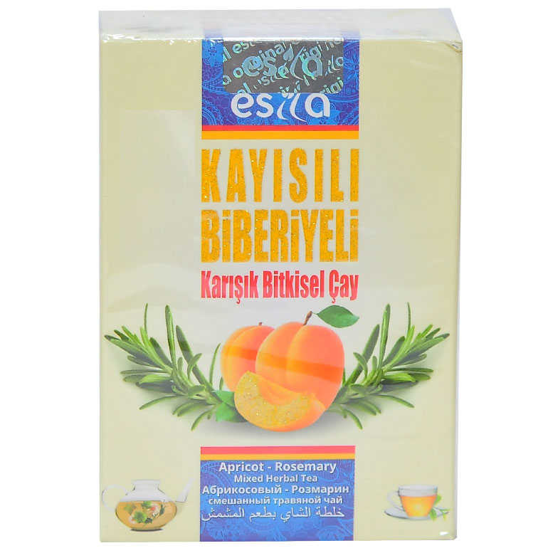 Kayısılı Biberiyeli Karışık Bitkisel Çay 45 Süzen Pşt - Esila Kayısılı Biberiyeli Karışık sel Çay 45 Süzen Poşet - Görsel 1