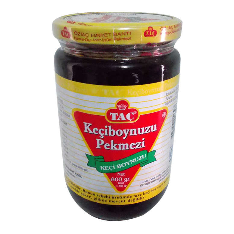 Keçiboynuzu Harnup Pekmezi 800Gr - Taç Pekmez Keçiboynuzu Pekmezi Harnup Pekmezi Cam Kavanoz 800 Gr - Görsel 1