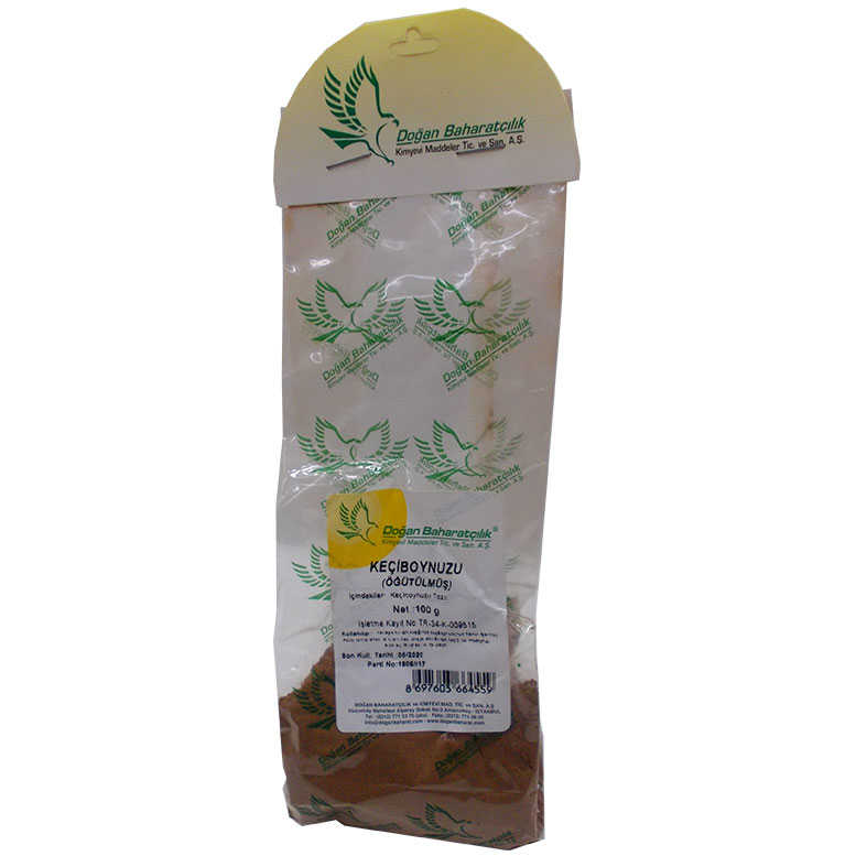 Keçiboynuzu Harnup Tozu 100Gr - Doğan Baharat Keçiboynuzu Unu Harnup Unu Öğütülmüş Doğal 100 Gr Paket - Görsel 1