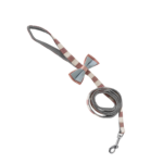 Köpek Göğüs Tasma Seti Ekose Desenli Papyonlu 1.5 cm*35-48 cm Kırmızı - Görsel 7