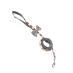 Köpek Göğüs Tasma Seti Ekose Desenli Papyonlu 1.5 cm*35-48 cm Kırmızı - Görsel 5