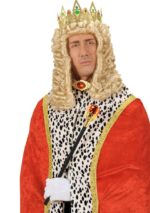 Kırmızı Topuzlu Kral Asası Kraliyet Asası 40 cm - Görsel 2