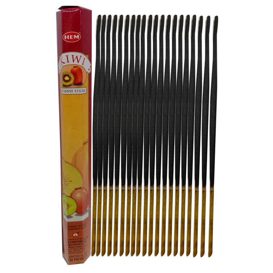 Kivi Tütsü - Kiwi Incense Sticks - Hem Tütsü Kivi Kokulu 20 Çubuk Tütsü - Kiwi - Görsel 1