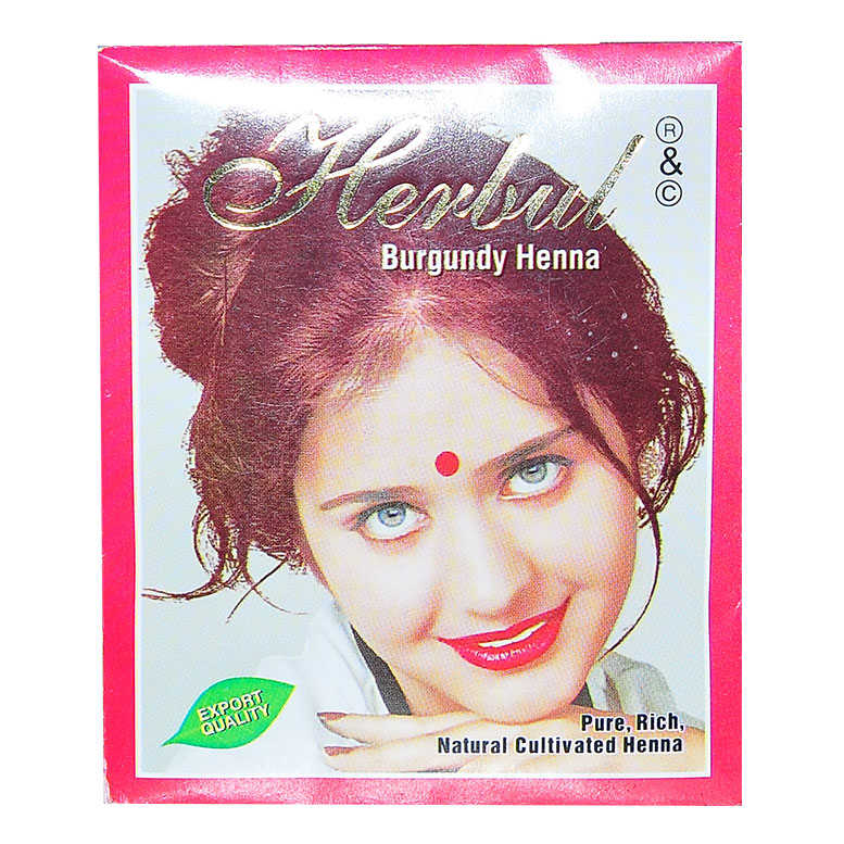 Kızıl Hint Kınası 10 Gr - Herbul Kızıl Hint Kınası (Burgundy Henna) 10 Gr Paket - Görsel 1