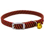 Ayarlanabilir Elastik Kedi Boyun Tasması 1 cm x 30 cm Kırmızı - Görsel 3