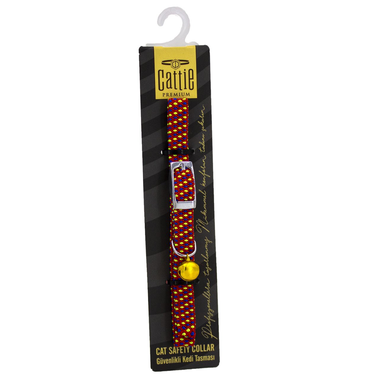 kltred-jpg009.jpgnew.jpg Ayarlanabilir Elastik Kedi Boyun Tasması 1 cm x 30 cm Kırmızı - Görsel 1