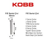 KBZ50F 50 mm 2500 Adet Çivi - Görsel 2