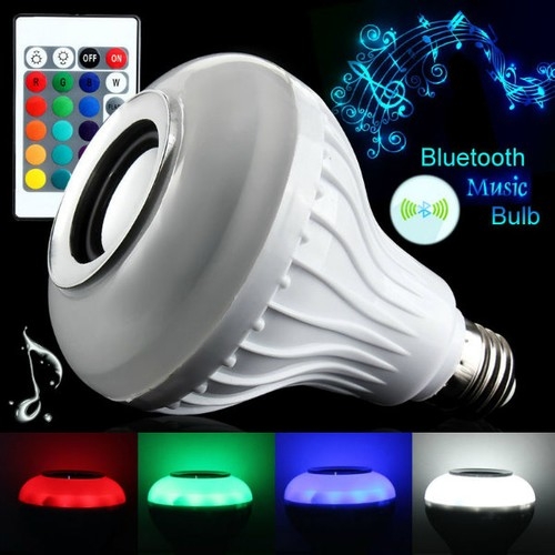 kumandali-507-1.jpg Kumandalı Bluetooth Disco Ampul RGB - Görsel 1