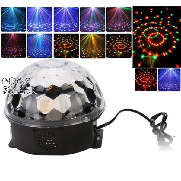 kumandali-508-1.jpg Kumandalı Kristal Led RGB Disko Topu - Görsel 1