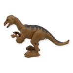 Kurmalı Dinazor Figürleri 20 cm - Asaurus - Kahverengi - 1 ADET - Görsel 3