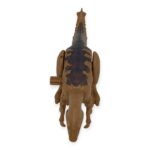 Kurmalı Dinazor Figürleri 20 cm - Asaurus - Kahverengi - 1 ADET - Görsel 4