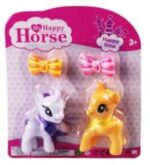 - PONY 2 Lİ FİGÜR SET TOKALI KARTELA - 1 ADET - Görsel 2