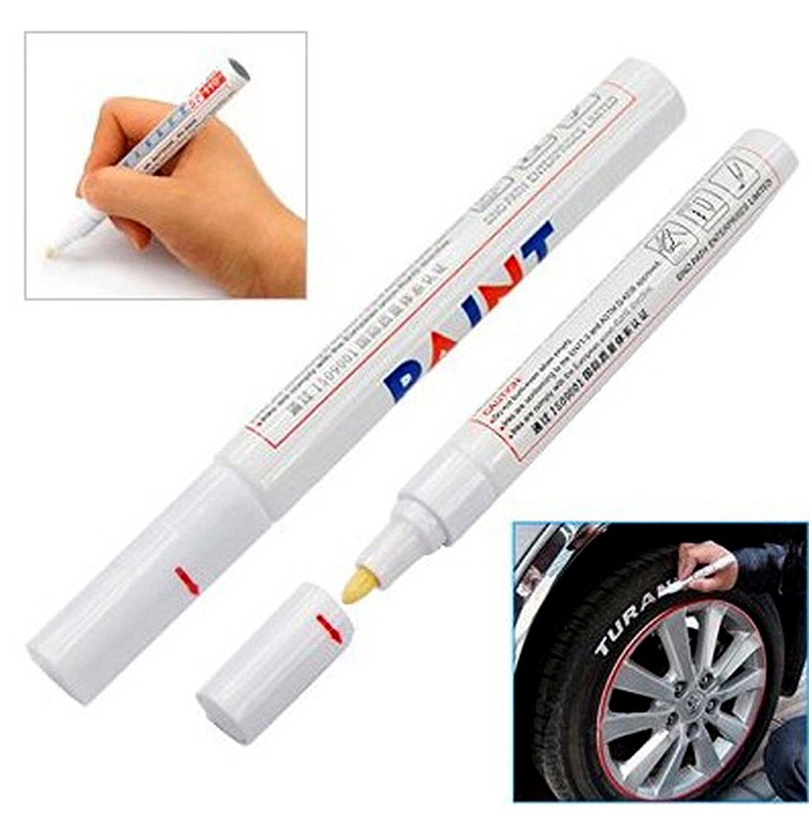 lastik-yaz-390-1.jpg Lastik Yazı Kalemi - Beyaz - Görsel 1