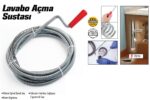 8 Metre Ergonomik Saplı Lavabo ve Gider Açma Sustası