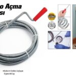 3 Metre Ergonomik Saplı Lavabo ve Gider Açma Sustası