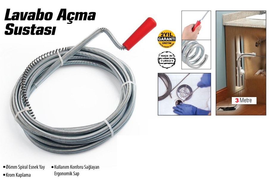 lavabo-ve-gider-borulari-aca-17338-1.jpg 3 Metre Ergonomik Saplı Lavabo ve Gider Açma Sustası - Görsel 1