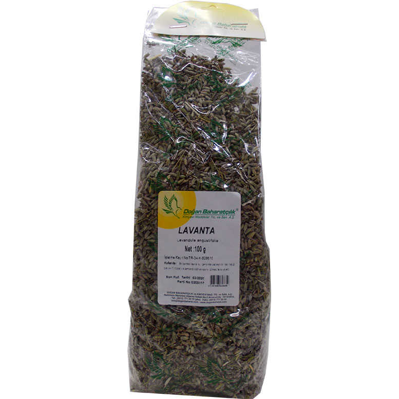 Lavanta Çiçeği 100Gr Pkt - Doğan Baharat Lavanta Çiçeği Doğal 100 Gr Paket - Görsel 1