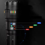LAZER ETKİLİ PROFESYONEL EL FENERİ WATTON WT-631- 30,000 LÜMEN - Görsel 4