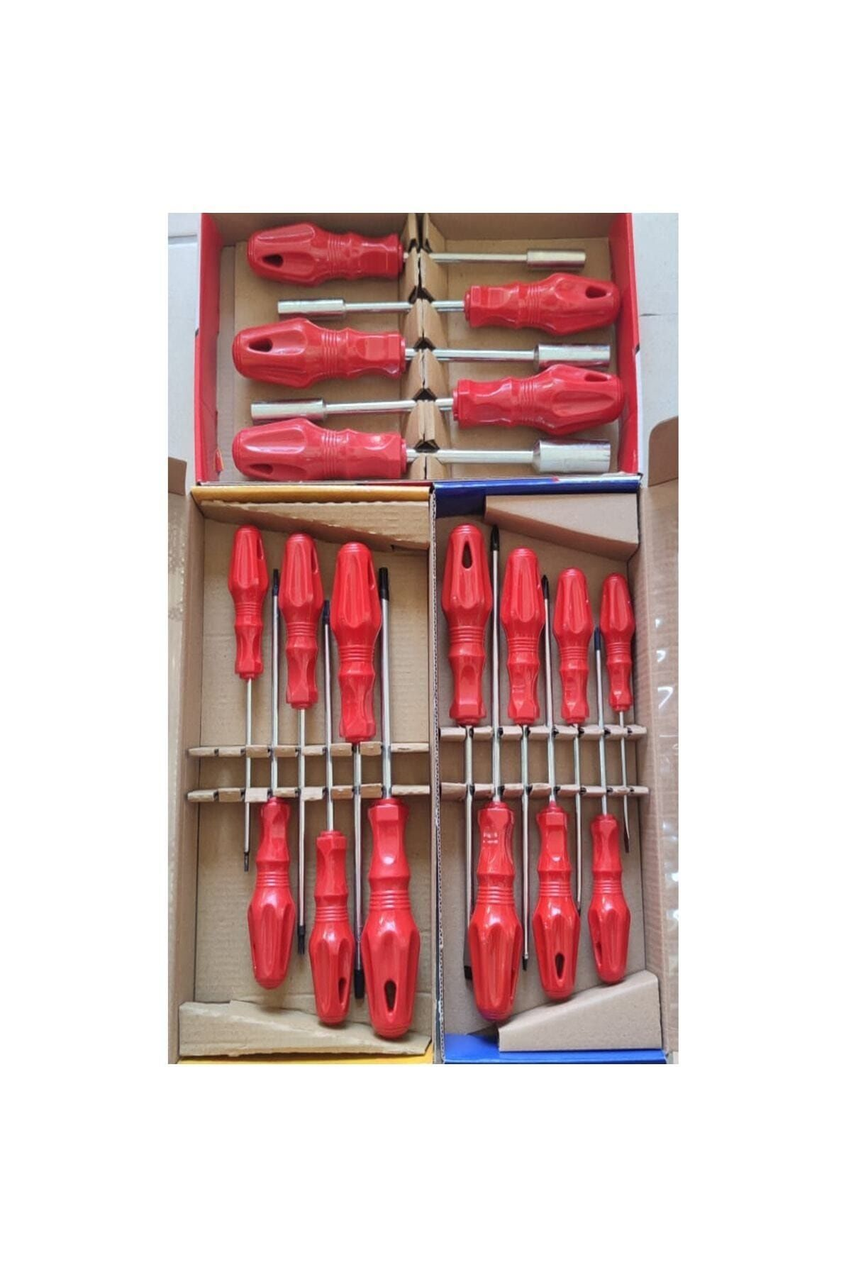 lokma-tornavida-torx-tornavida-14468-1.png Lokma Tornavida Torx Tornavida Düz Yıldız Tornavida Seti Takımı - Görsel 1