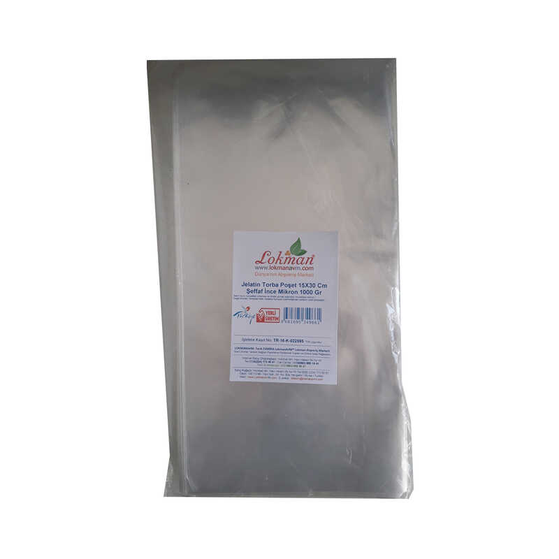 lokmanavm-jelatin-torba-poset-15x30-cm-seffaf-ince-mikron-1000-gr-1-paket-lokmanavm-34408-10-b.jpg Jelatin Torba Poşet 15X30 Cm Şeffaf İnce Mikron 1000 Gr 1 Paket - Görsel 1