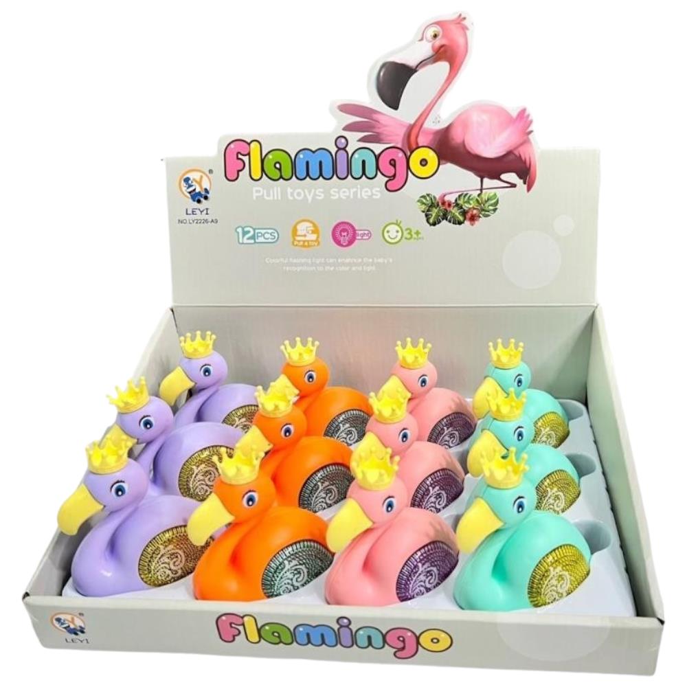 ly2226-a9-sevimli-flamingo-kurmali-isikli-30654.jpg - SEVIMLI FLAMİNGO KURMALI IŞIKLI - 1 ADET - Görsel 1