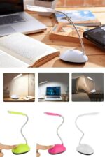 Masa Lambası  Spiral Led   Okuma Işığı Pilli Model Led Lamba