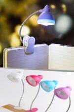 Masaüstü Klipsli Bükülebilir  Okuma Led Işık - Görsel 3