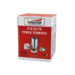 3'lü Lüks Çelik Yemek Termosu - 2 L / 12 Saat Isı Koruma