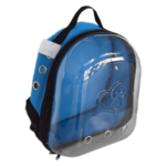 KP Kalpli Patili Astronot Şeffaf Taşıma Sırt Çantası Mavi 24x32x42 cm - Görsel 3