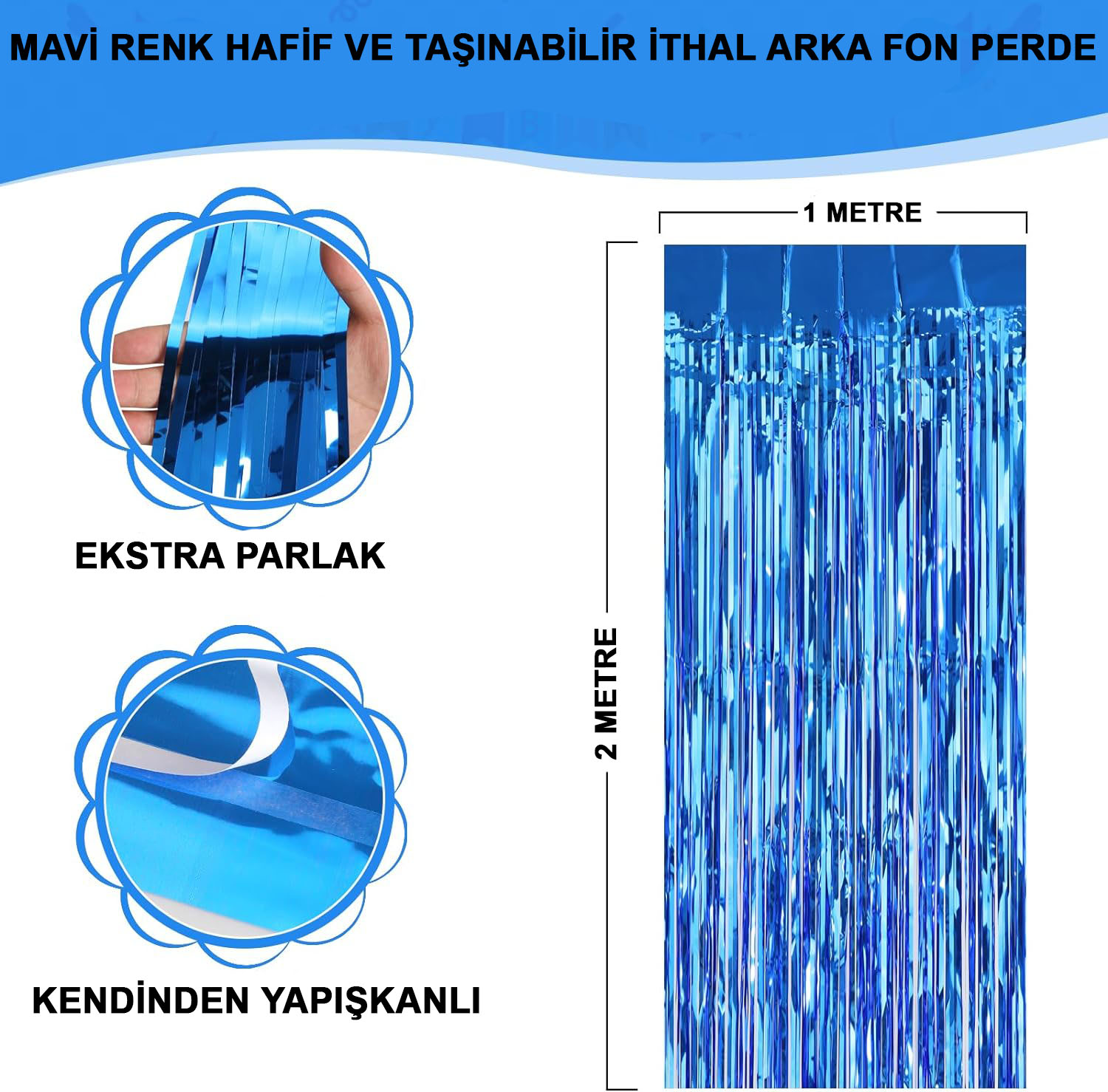 mavi-renk-ekstra-metalize-parlak-sacakli-arka-fon-perde-ithal-resim-4551.jpg Mavi Renk Ekstra Metalize Parlak aklı Arka Fon Perde İthal A Kalite 1x2 Metre - Görsel 1