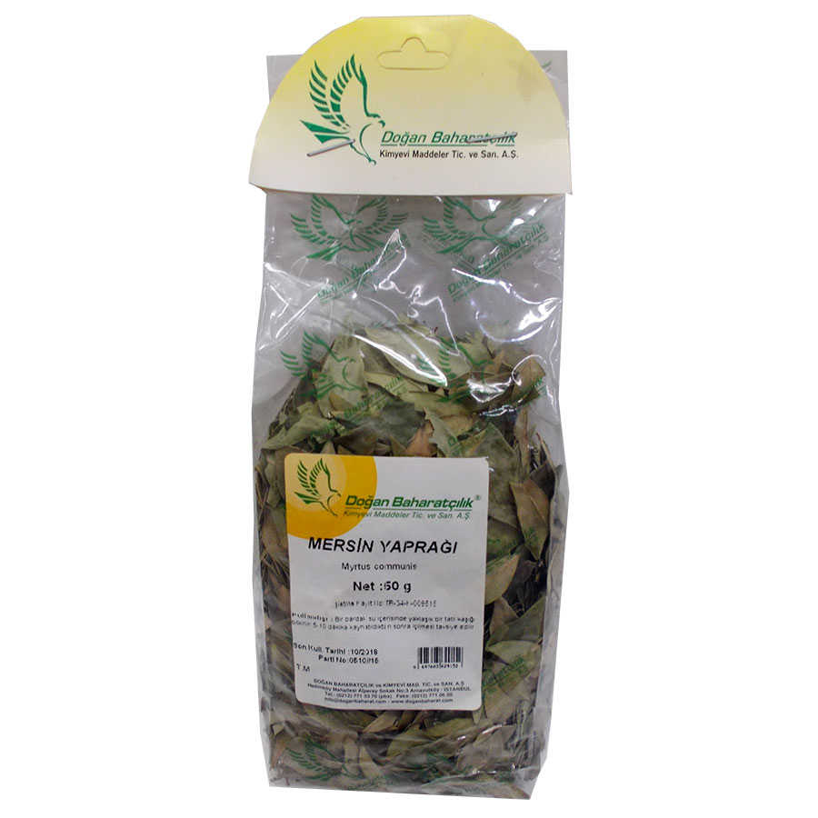 Mersin Yaprağı 50Gr Pkt - Doğan Baharat Mersin Yaprağı Doğal 50 Gr Paket - Görsel 1