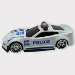Metal Mini Polis Arabası  8 cm - Polis - 1 - 1 ADET - Görsel 2
