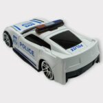 Metal Mini Polis Arabası  8 cm - Polis - 1 - 1 ADET - Görsel 3
