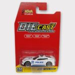 Metal Mini Polis Arabası  8 cm - Polis - 1 - 1 ADET - Görsel 5