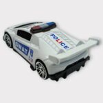 Metal Mini Polis Arabası  8 cm - Polis - 3 - 1 ADET - Görsel 3