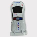 Metal Mini Polis Arabası  8 cm - Polis - 3 - 1 ADET - Görsel 4