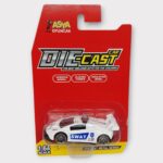 Metal Mini Polis Arabası  8 cm - Polis - 3 - 1 ADET - Görsel 5