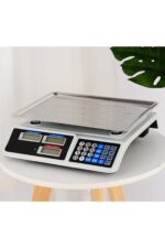 Metal Ölçüm Tartısı Elektronik Terazi Bakkal Manav Market Ve Pazarcı Tartısı 40kg - Görsel 4
