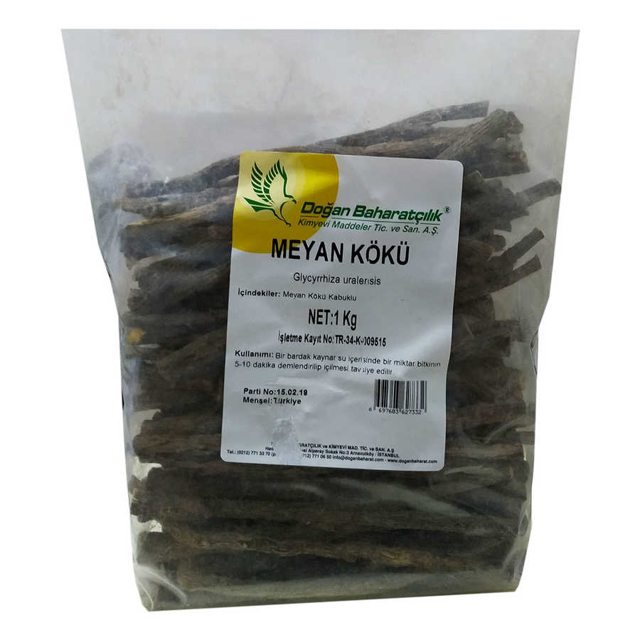 Meyan Kökü Çubuk Kabuklu 1000 Gr Pkt - Doğan Meyan Kökü Kabuklu Çubuk Doğal 1000 Gr Paket - Görsel 1