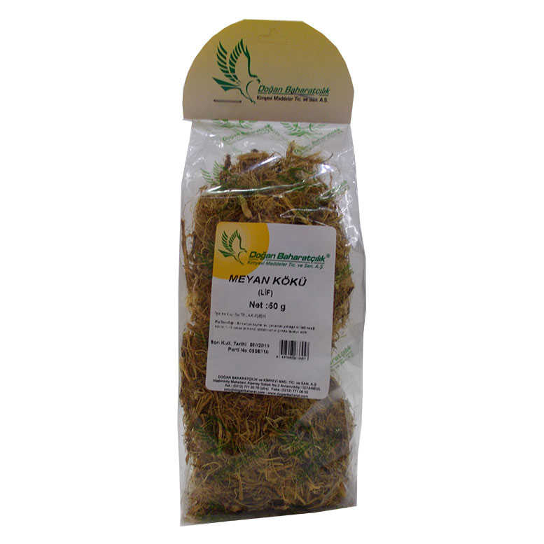 Meyan Kökü Lif 50Gr Pkt - Doğan Baharat Meyan Kökü Lif Doğal 50 Gr Paket - Görsel 1