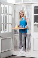 Mıknatıslı Manyetik Kapı Sinekliği Sineklik Tülü Perde (60cm x 210cm 2 Adet Tül) - Görsel 2
