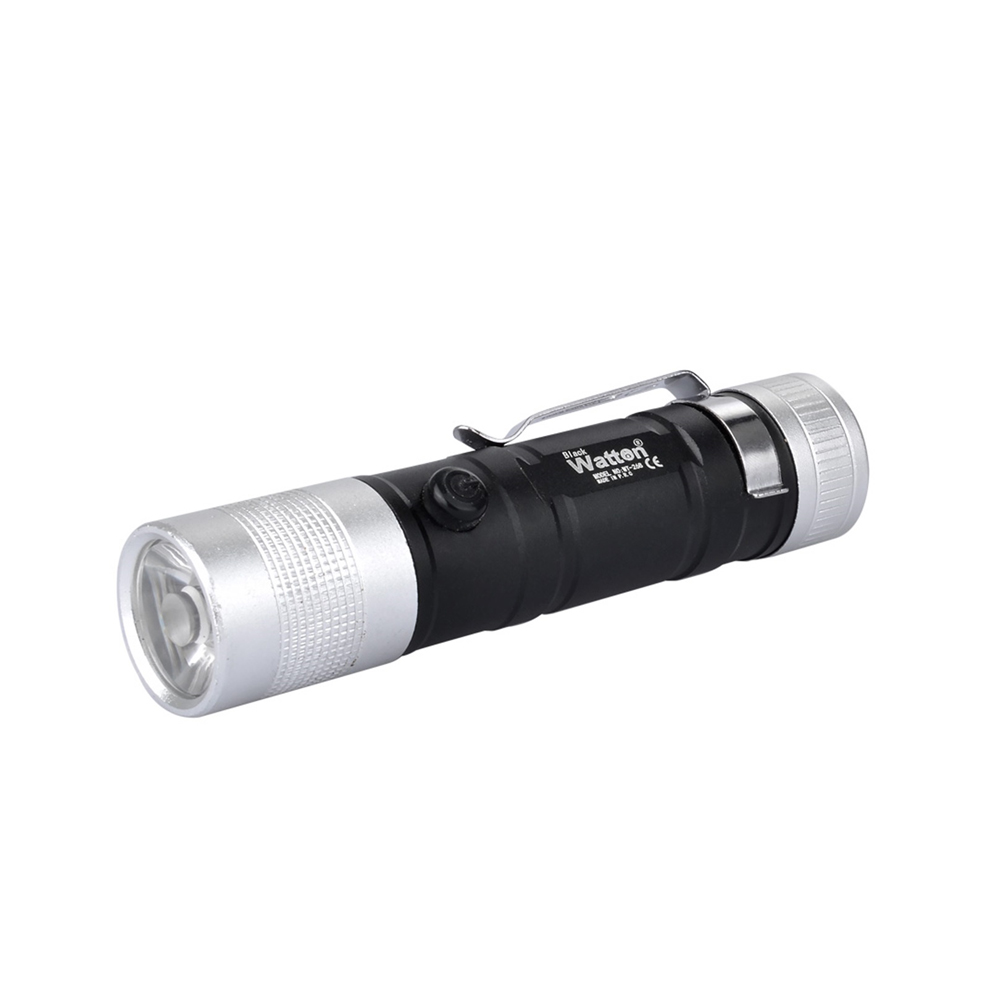 mini-cep-tipi-pilli-el-f-18160-1.jpg Watton WT-268 3W Power LED'li Metal Cep Feneri - Görsel 1