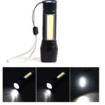 Watton WT-030 Mini Şarjlı XPE ve COB LED El Feneri