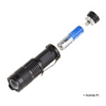 Watton WT-304 Mini Zoomlu Şarjlı ve Pilli El Feneri - Görsel 2