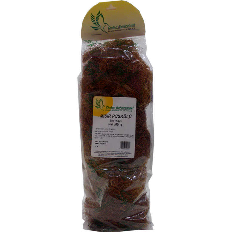 Mısır Püskülü 50Gr Pkt - Doğan Baharat Mısır Püskülü Doğal 50 Gr Paket - Görsel 1