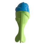 Sağlam Plastik Sesli Balık Köpek Oyuncağı 13 x 5 cm Mavi Yeşil