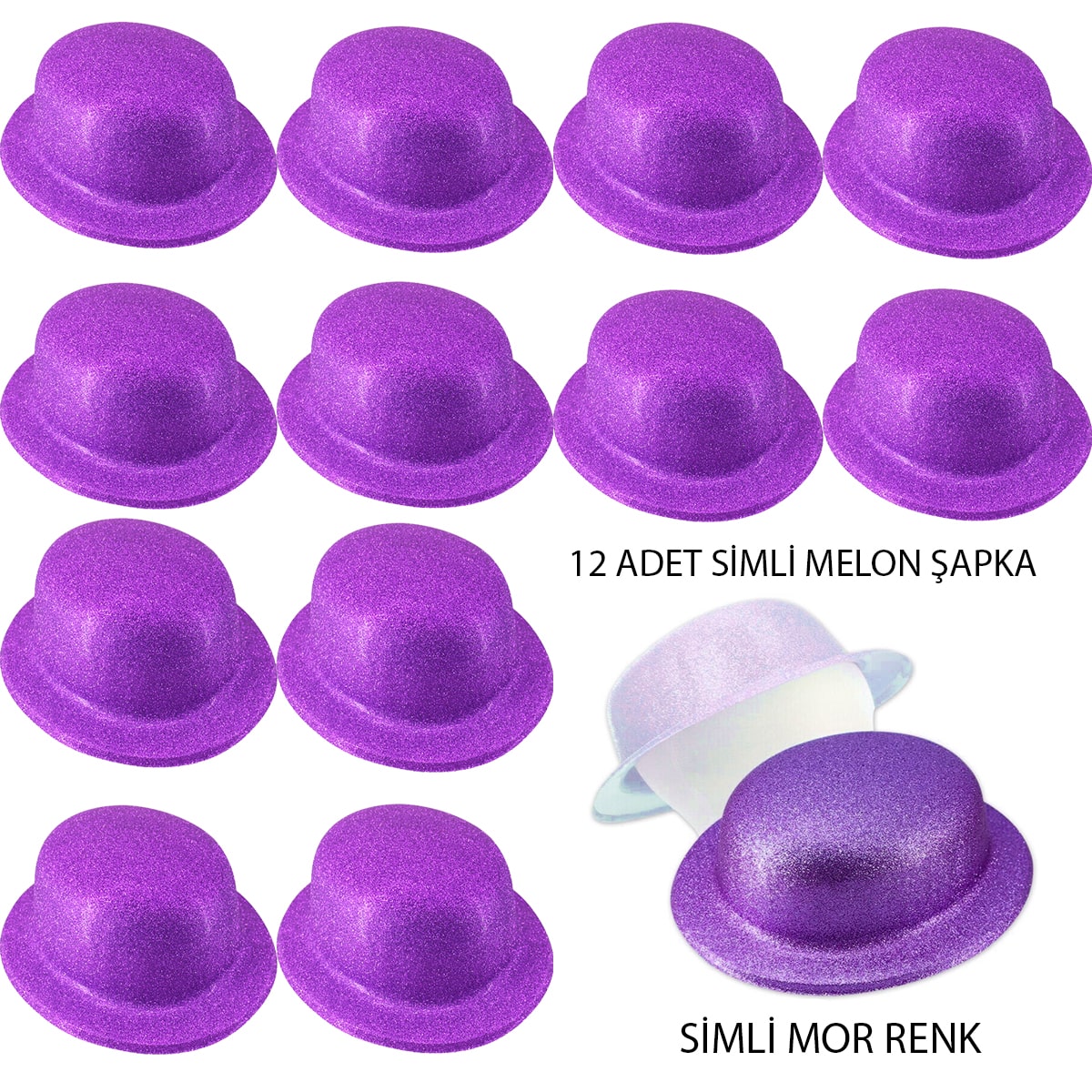 mor-renk-simli-melon-yuvarlak-parti-sapkasi-12-adet-resim-4799.jpg Mor Renk Simli Melon Yuvarlak Parti Şapkası 12 Adet - Görsel 1
