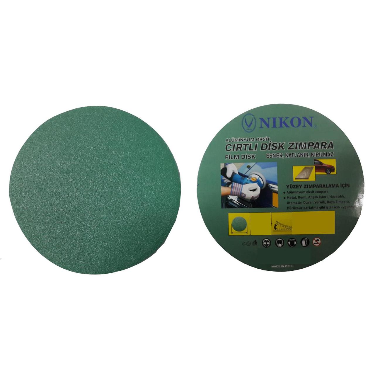 nikon-52031-kirilmaz-yesil-cirt-zimpara-115x240-kum-41561.jpg Nikon 115 mm 240 Kum Kırılmaz Yeşil Cırt Zımpara - Görsel 1