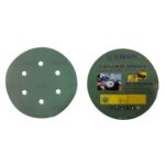 Nikon 150 mm 220 Kum 6 Delikli Kırılmaz Yeşil Cırt Zımpara
