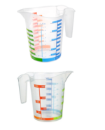 Ölçü Kabı Dereceli Renkli 1000 ML + 300 ML Set - Görsel 4